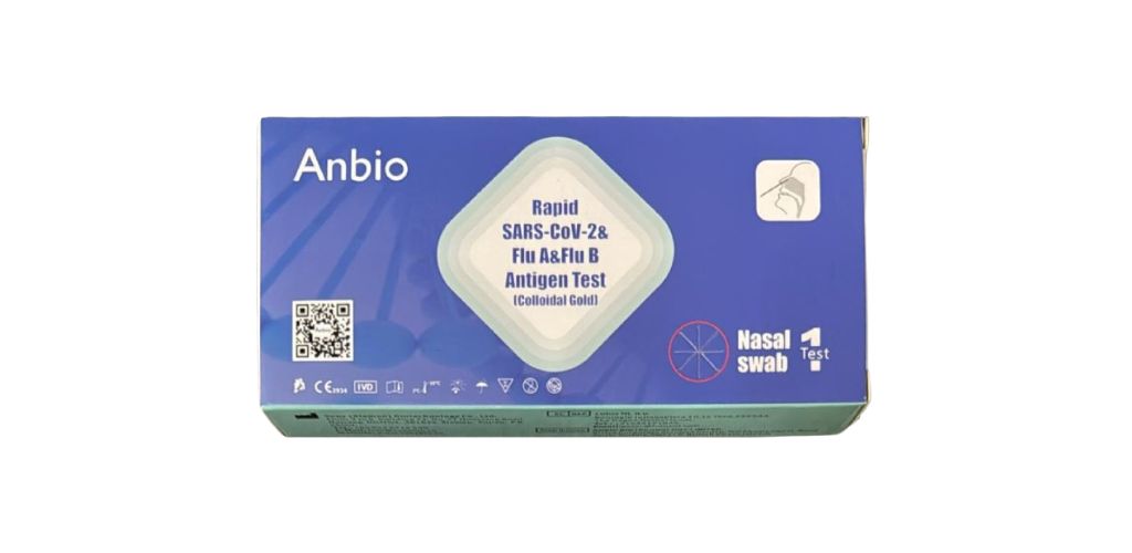 Anbio Antigen Test 3in1 - Best COVID-19 & Flu & RSV Combo Self-Test Kits