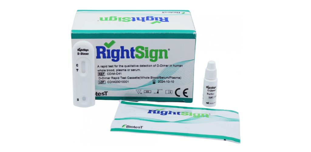 rightsign d-dimer rapid test cassette