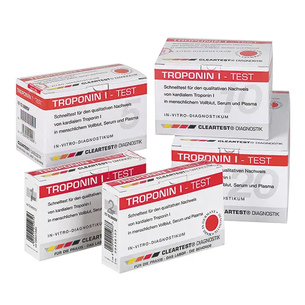 Cleartest Cardiac Troponin Blood Test (Pack of 20)