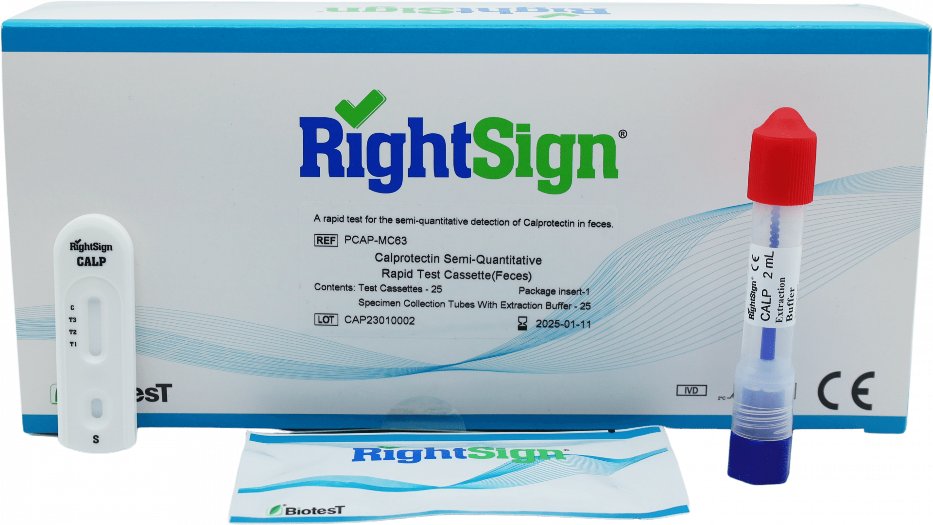 RightSignCalprotectin Semi-Quantitative Rapid Test Cassette